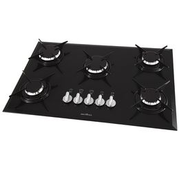 Cooktop de Embutir a Gás Britânia 5 Queimadores BCT5P Bivolt