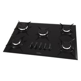 Cooktop Britânia 5 Bocas Concept Black BCT7P