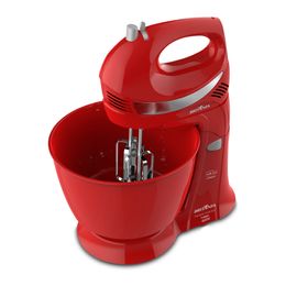 Batedeira Britânia Diamante Cristal Duo Turbo Vermelha 400W