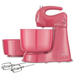 Batedeira Britânia Perola Maxx 2 Tigelas Portátil 400W Rosa