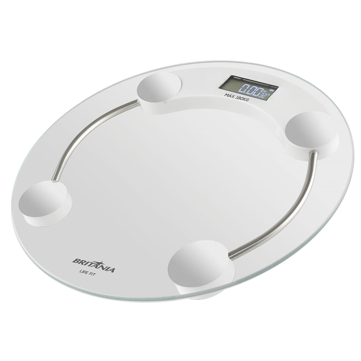 Balança corporal digital Maxell DFS-1 branca, até 140 kg