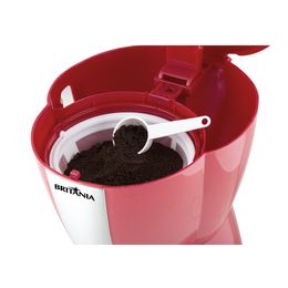 Cafeteira Britânia CP30 Inox 30 Cafezinhos Vermelha - Outlet