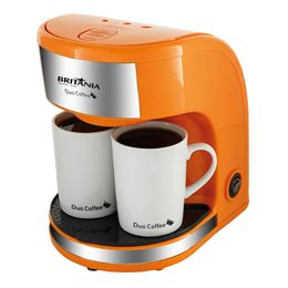 Cafeteira Britânia Duo Coffee Laranja - Outlet