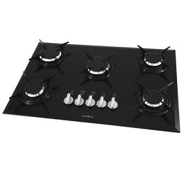 Cooktop de Embutir a Gás Britânia 5 Queimadores BCT5P Bivolt - Outlet