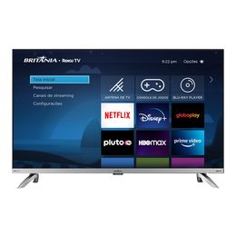 Smart TV 32” Britânia BTV32G7PR2CSBLH Led Dolby Audio - Outlet