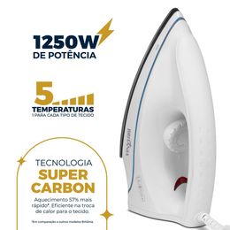 Ferro de Passar Britânia BFS30 5 temperaturas 1250W - Outlet