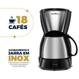 Cafeteira Britânia 18 Cafezinhos BCF19B 550W