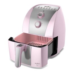 Air Fryer Rosa Britânia 5,5L Sem Óleo 1500W BAFE53