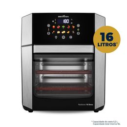 Air Fryer Oven Britânia 16L 4 em 1 Porta Removível BAF16A