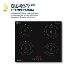 Cooktop 4 Bocas de Indução Britânia BCTE40A