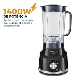 Liquidificador Britânia 1400W 3,2L 12 Velocidades BLQE14A
