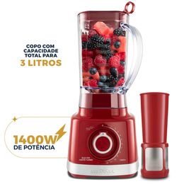 Liquidificador Britânia 1400W 3L 12 Velocidades BLQ1300V