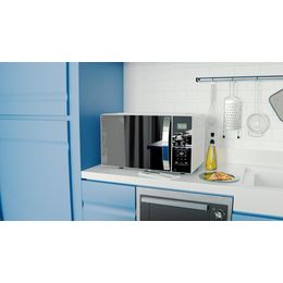 Micro-ondas Britânia 28L Branco Espelhado Limpa Fácil BMO30