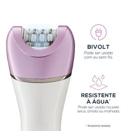 Depilador Elétrico Britânia Aqua Sense Bivolt BDP02RX