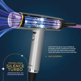 Secador de Cabelos Britânia Mais Silencioso 1600W BSC3400
